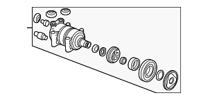 10364874 - : Air Conditioning Compressor for Chevrolet: Silverado 3500 HD | GMC: Sierra 3500 HD Image
