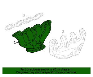 Driver Side Exhaust Manifold 12629724 GM | GMPartsDirect.com