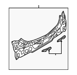 BHY17050X - Body: Rear Body Panel for Mazda: 3 Image