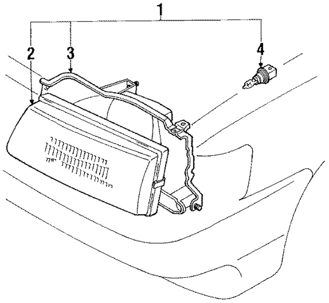 8111022630 - Electrical: Headlamp Assembly for Toyota Image