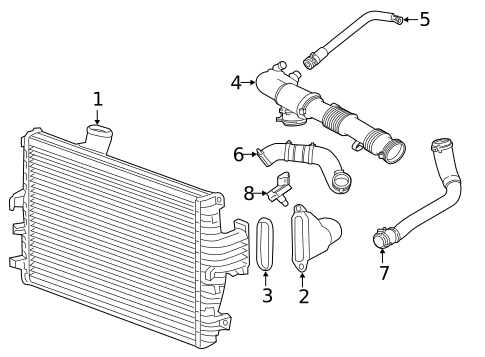 Intercooler for 2015 Jaguar XF #0