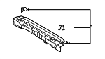 5320560110 - Body: Upper Tie Bar for Toyota Image
