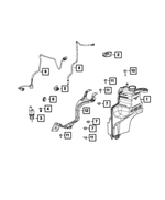 68384283AB - Electrical: Windshield Washer Reservoir for Jeep: Gladiator, Wrangler Image