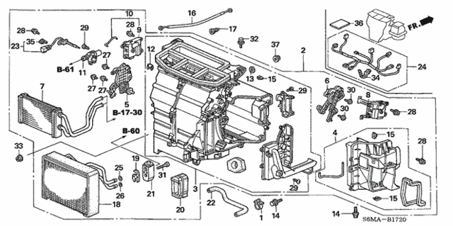 Heater Unit for 2006 Acura RSX #0
