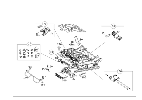 Seat Adjuster for 2015 Mercedes-Benz SL 65 AMG&reg; #0