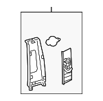 Upper Center Pillar Trim