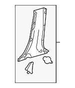 Lower Center Pillar Trim