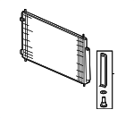 80110SZAA01 - : Condenser for Honda: Pilot Image