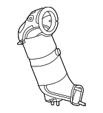 285102S205 - Exhaust: Mnfd W/Converter for Kia: K5 Image