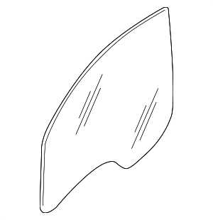 51337182087 - Body: Door Glass for BMW: 740i, 740Ld xDrive, 740Li, 740Li xDrive, 750i, 750i xDrive, 750Li, 750Li xDrive, 760Li, ActiveHybrid 7 Image