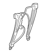51337182105 - Body: Window Regulator for BMW: 740i, 740Ld xDrive, 740Li, 740Li xDrive, 750i, 750i xDrive, 750Li, 750Li xDrive, 760Li, ActiveHybrid 7, Alpina B7, Alpina B7 xDrive, Alpina B7L, Alpina B7L xDrive Image