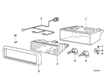 63128354558 - Lighting: Housing Right for BMW Image