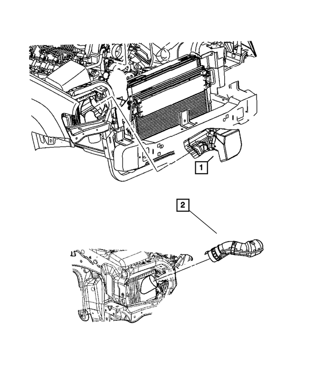 « 53013794AB –  : Air Extérieur Conduit pour Mopar Image »