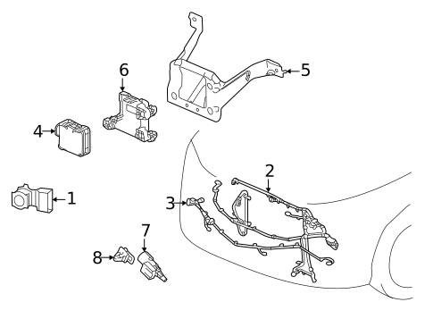 Electrical Components for 2023 Acura MDX #1