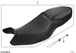 52539480753 - : Bench Seat, Comfort for BMW-Motorrad Image