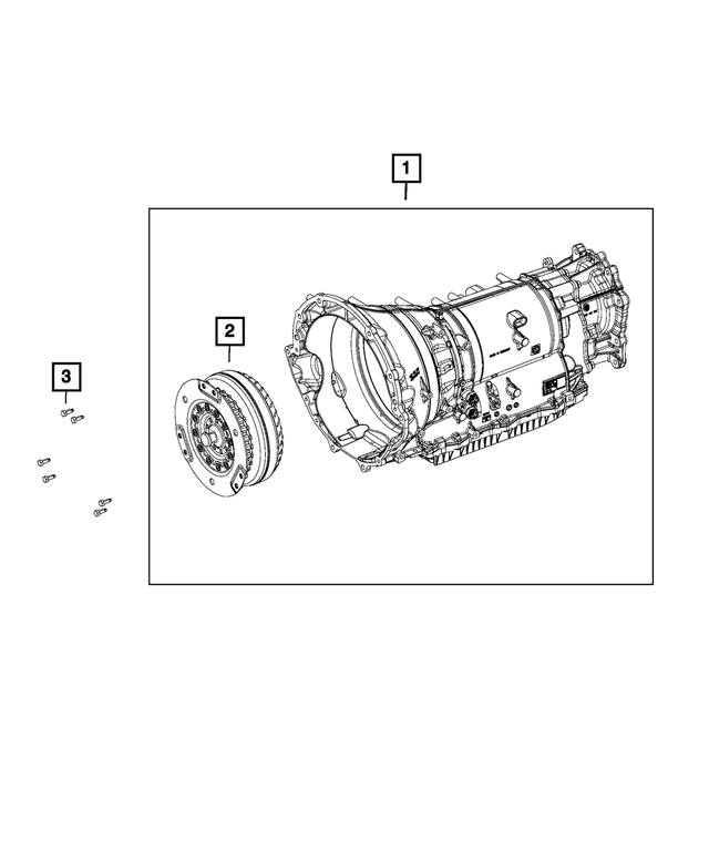 68391518AA - Transmission: With Torque Converter Transmission for Mopar Image