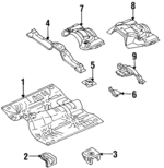 8944356420 - : Seat Bracket for Isuzu Image