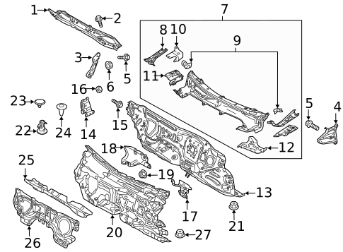 Cowl for 2019 Mazda 6 #0