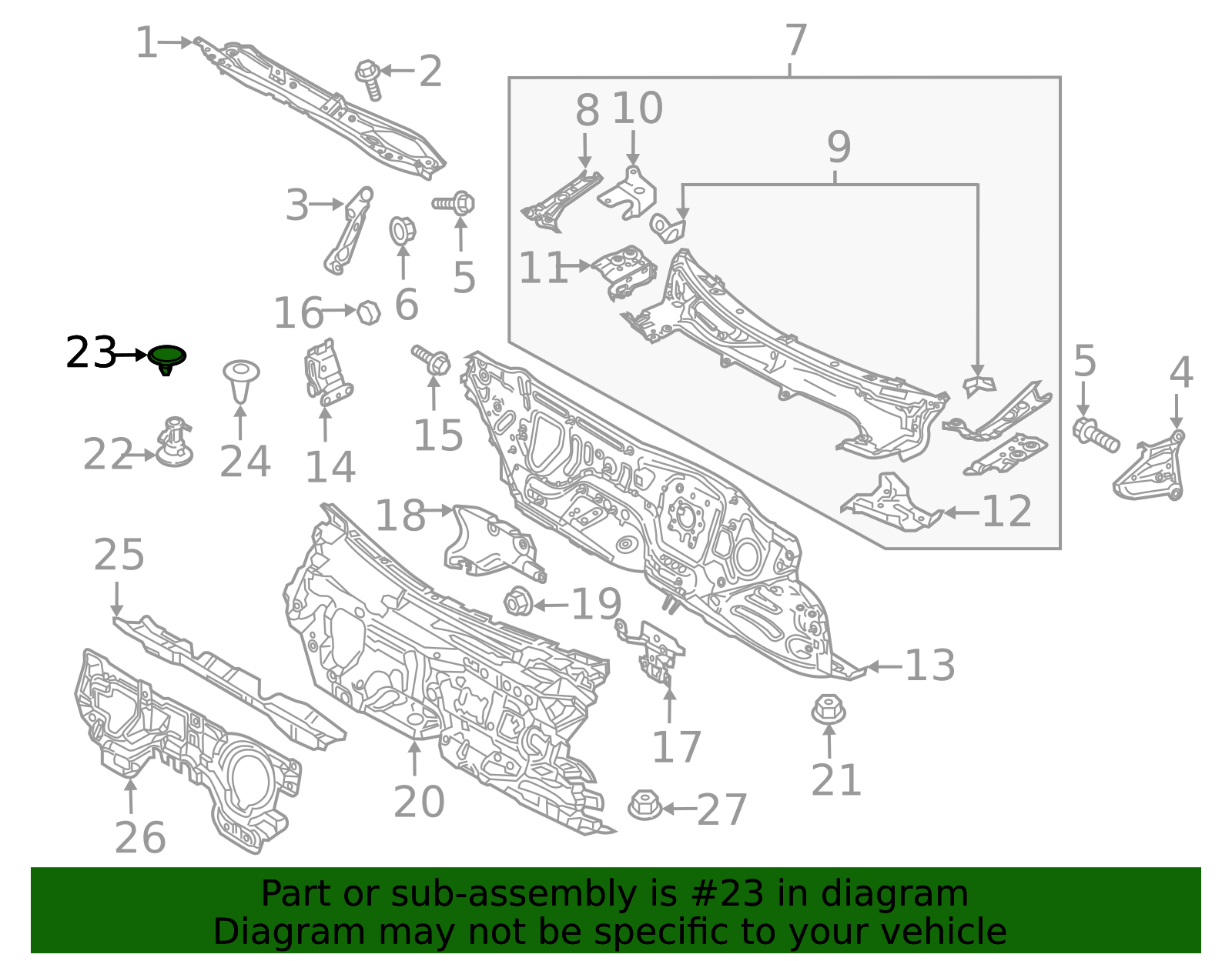 S083-68-865A-00 - Lower Insulator Retainer Clip - 1998-2020 Mazda