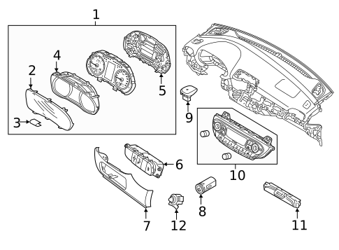 Switches, Solenoids & Actuators for 2018 Hyundai Elantra GT #0