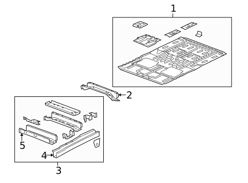 Floor & Rails for 2007 Saturn Relay #0