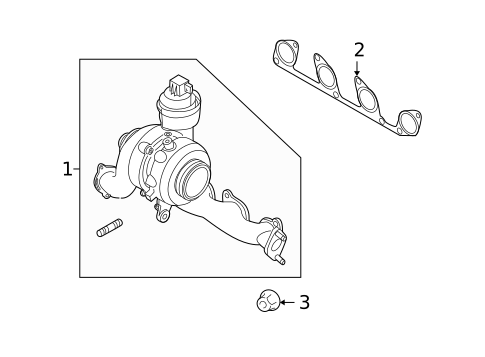 Exhaust Manifold for 2014 Volkswagen Golf #0