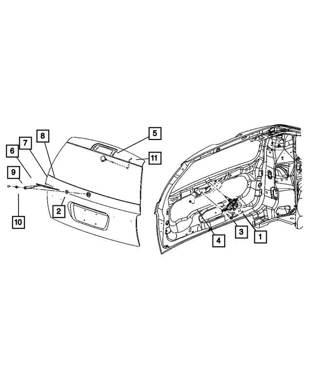 55077452AA - Electrical: Wiper Shaft Bezel And Grommet for Mopar Image
