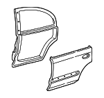 67550S04A00ZZ - Body: Door Shell for Honda: Civic Image