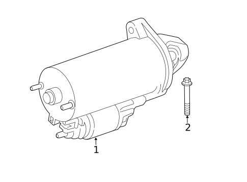 Starter for 2015 BMW 740Li #1