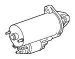 12417616500 - Electrical: Starter for BMW: 1 Series M, 128i, 135i, 135is, 328i, 328i xDrive, 335i, 335i xDrive, 335is, 435i, 435i Gran Coupe, 528i, 740i, 740Li, ActiveHybrid 5, ActiveHybrid 7, M3, X1, X3, X4, X5, X6, Z4 Image