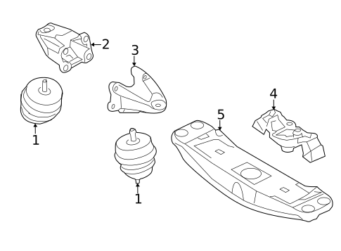 Engine & Trans Mounting for 2012 Hyundai Genesis #1