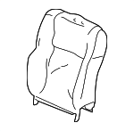 81521S02A12ZA - Body: Seat Back Cover for Honda: Civic Image