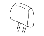 81140S02A11ZA - Body: Headrest for Honda: Civic Image