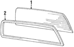 6481189120 - : Back Glass for Toyota: 4Runner, Pickup Image