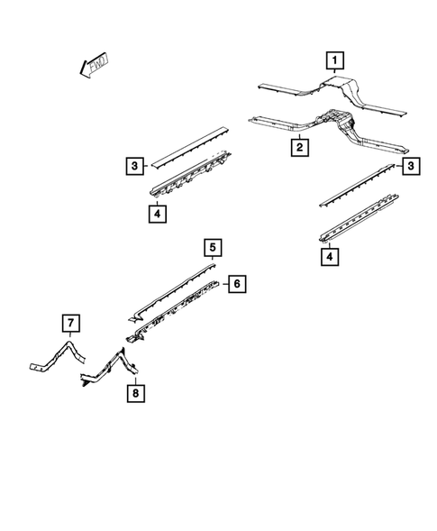Wiring-Body and Accessories for 2014 Jeep Grand Cherokee #4