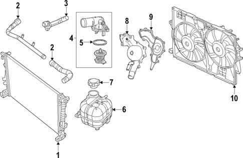 Cooling System for 2018 Jeep Cherokee #0