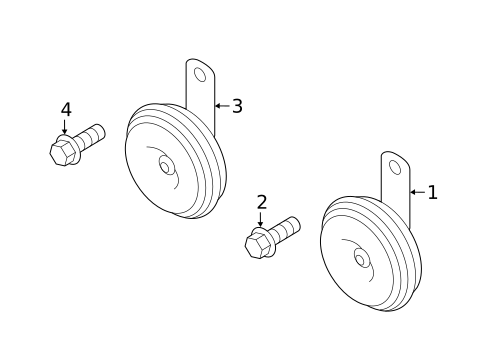 Horn for 2022 Subaru Impreza #0