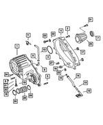 68017993AA - NV243; Transfer Case: Front Case Half for Mopar Image