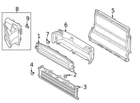 Air Deflector for 2020 Jaguar XE #0