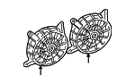 12362568 - Cooling System: Fan Guard for Chevrolet: Classic, Malibu | Oldsmobile: Alero, Cutlass | Pontiac: Grand Am Image