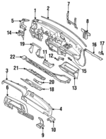 X5741GA030 - Body: Lock for Subaru: DL, GL, GL-10, Loyale, RX Image