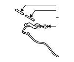 86655SL190 - Body: Washer Hose for Subaru Image