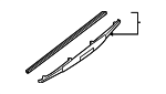 86542VC080 - : Wiper Blade for Subaru Image