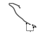 86655SL230 - Body: Washer Hose for Subaru Image
