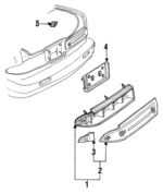 10248428 - Electrical: Tail Lamp Assembly for Buick: Regal Image