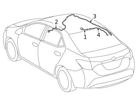 Antenna & Radio for 2018 Toyota Corolla #0