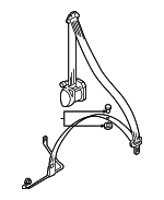 8P4857705BRMS - Electrical: Retractor Assembly for Audi: A3, A3 Quattro Image