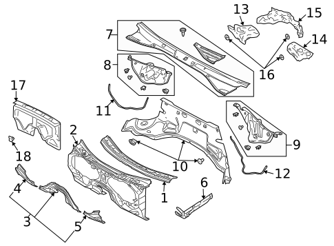 Cowl for 2008 Audi Q7 #0