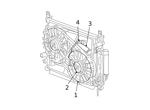 Cooling Fan for 2010 Dodge Charger #0