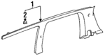 84131SX0A00ZB - Body: Upper Quarter Trim for Honda: Odyssey Image